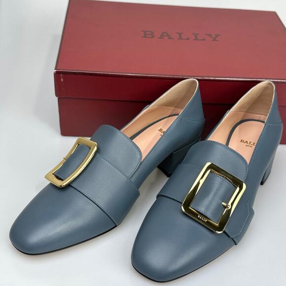 NIB Bally buckled leather pumps Size 8.5 - Picture 13 of 14
